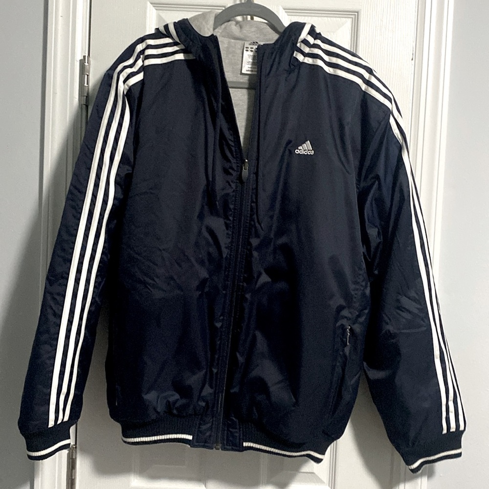 Adidas men’s bomber  hoodie jacket 🥾
